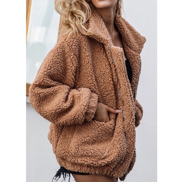 🆕LAST ONE! Dakota Zip Up Sherpa Coat - Picture 4 of 8